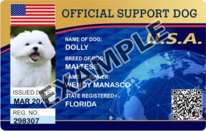 Emotional Support Dog ID Card